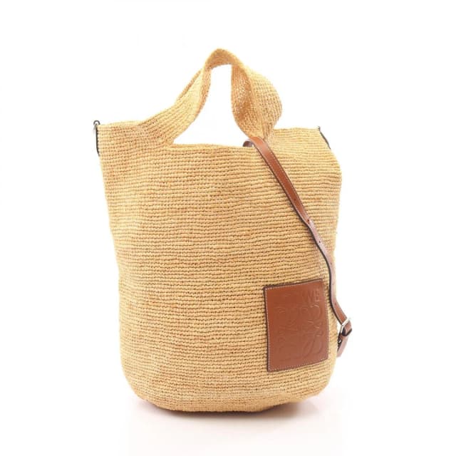 Loewe Handbag Slit Bag Beige Brown Leather in Brown Leather from The Reluxe, photo 1 of 1