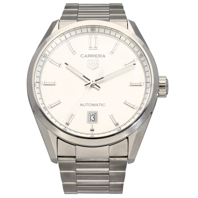 TAG Heuer Carrera WBN2111 39mm Stainless Steel Watch from H&T, photo 1 of 1