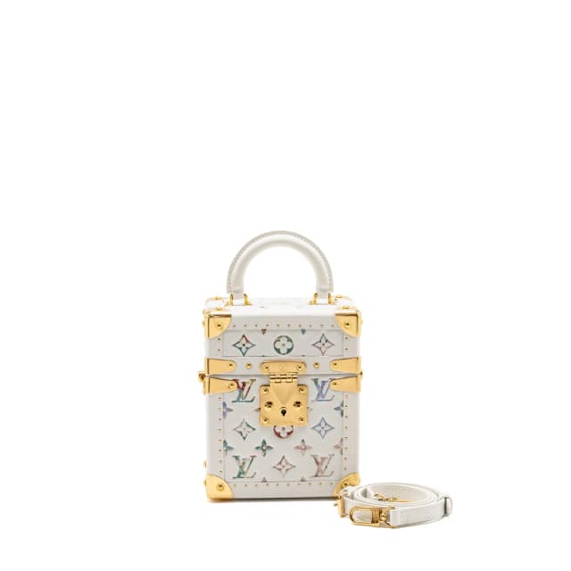 Louis Vuitton Camera Box leather cuir white GHW in White Box leather from EMIER, photo 1 of 1