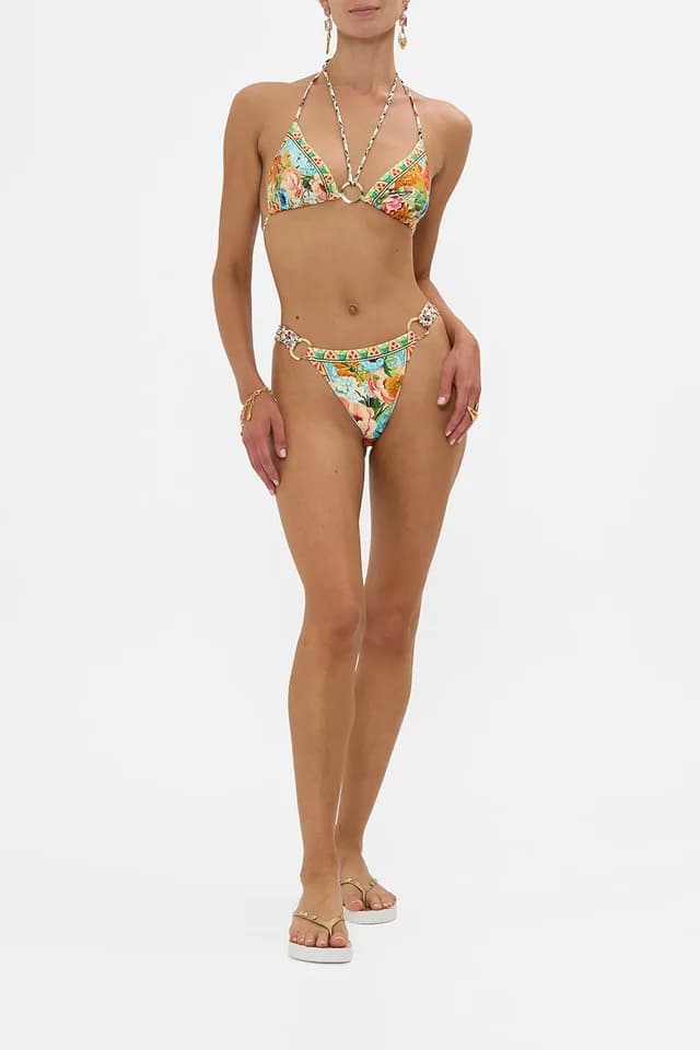 Camilla eBoutique MULTI STRAP TRIANGLE BIKINI SET WITH RING TRIMS BATHING BOMBSHELL, image 1 of 1 from CAMILLA