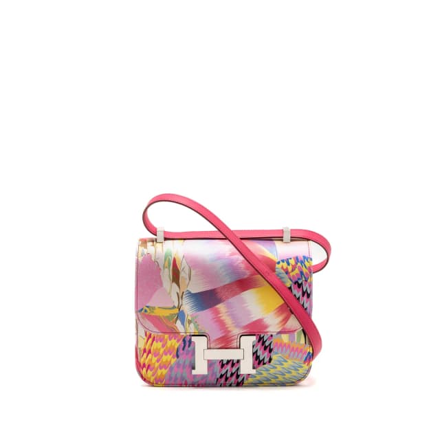 Hermès constance 24 limited edition marble silk multicolor SHW stamp Z in Multicolor Silk from EMIER, photo 1 of 1