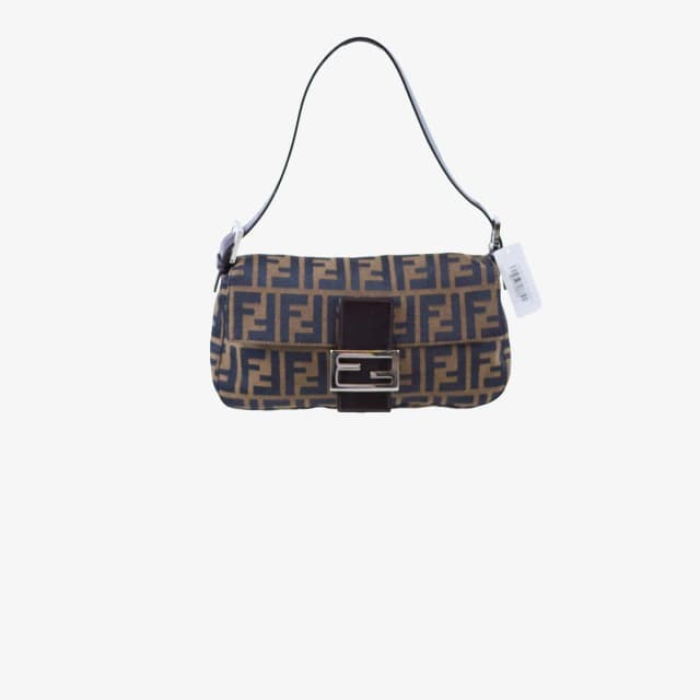 Fendi Baguette Zucca Canvas/Leather Shoulder in Canvas from The Purse Affair, photo 1 of 1