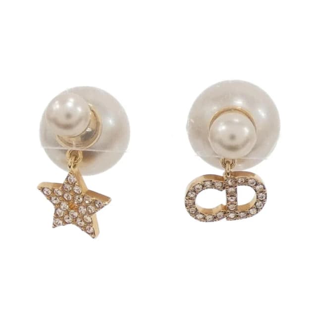Dior Tribal Earrings Pink in Pink from The Reluxe, photo 1 of 1