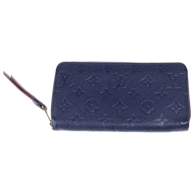 Louis Vuitton Monogram Empreinte Zippy Wallet Round Zip Leather Navy in Navy Leather from The Reluxe, photo 1 of 1
