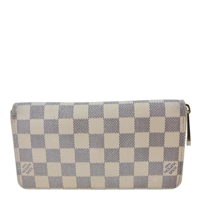 Louis Vuitton Damier Azur Zippy Wallet White in White Coated canvas from Dallas Designer Handbags, photo 1 of 1