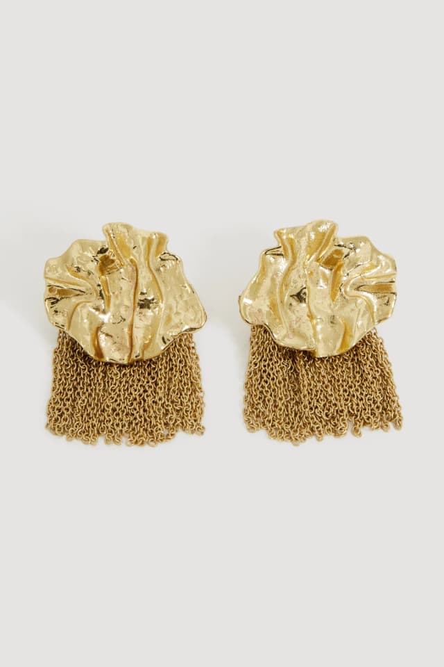 AJE Arlith Tassle Stud in GOLD, image 1 of 1 from Aje