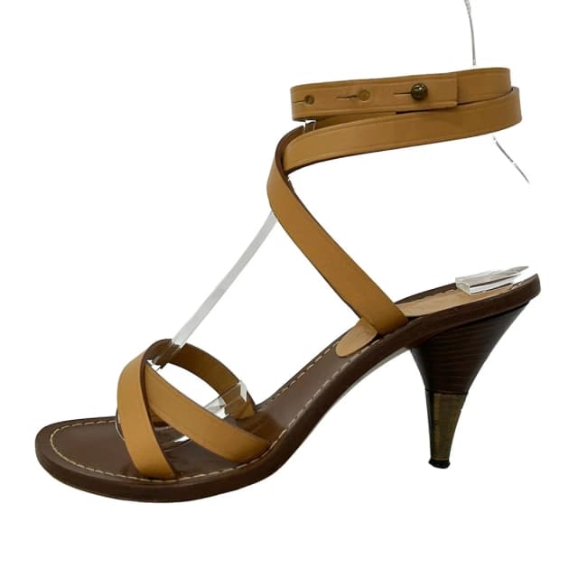 Chanel Sandals Beige Leather in Beige Leather from The Reluxe, photo 1 of 1