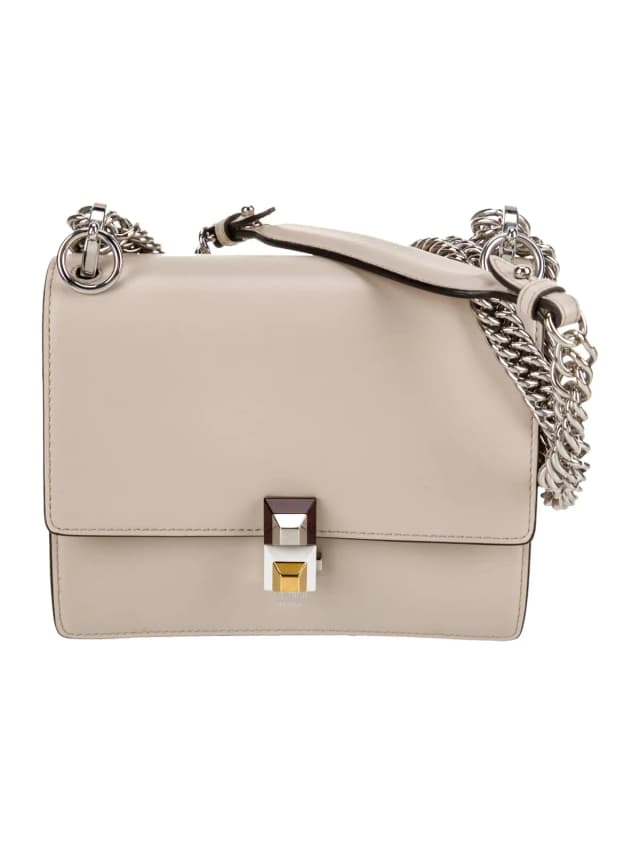 Fendi Shoulder Bag Other bag in Silver Suede from The RealReal, photo 1 of 1