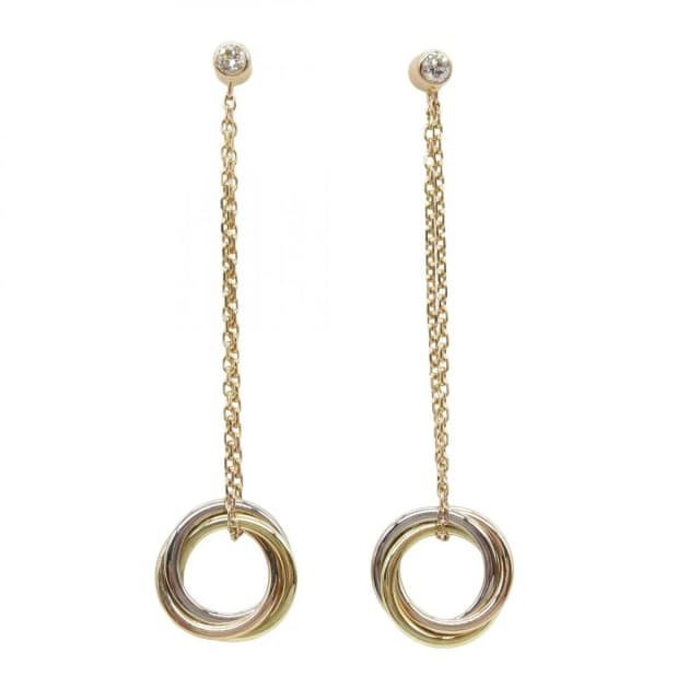 Cartier Earrings Trinity 18K White Gold in White from The Reluxe, photo 1 of 1
