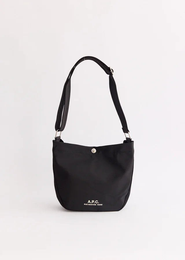 A.P.C. Journal Satchel Bag Small in LZZ BLACK, image 1 of 1 from Incu