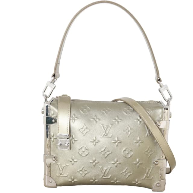 Louis Vuitton Side Trunk MM Monogram Debossed Calfskin in Calfskin from Luxe.It.Fwd, photo 1 of 1