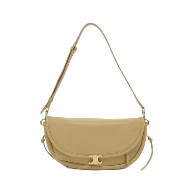 Celine Little Half Moon Soft Triomphe Shoulder Bag in Lambskin from The Reluxe, photo 1 of 1