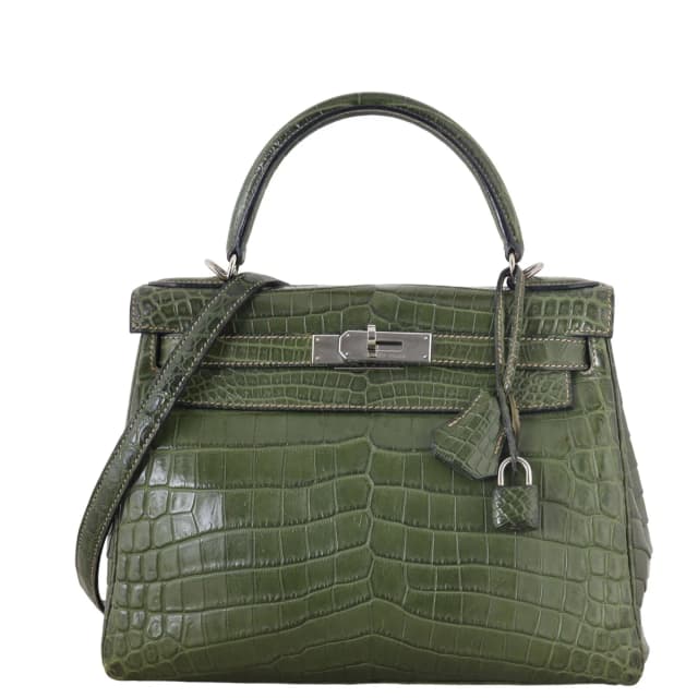 Hermès Kelly 28 Retourne Matte Crocodile in Crocodile from Luxe.It.Fwd, photo 1 of 1