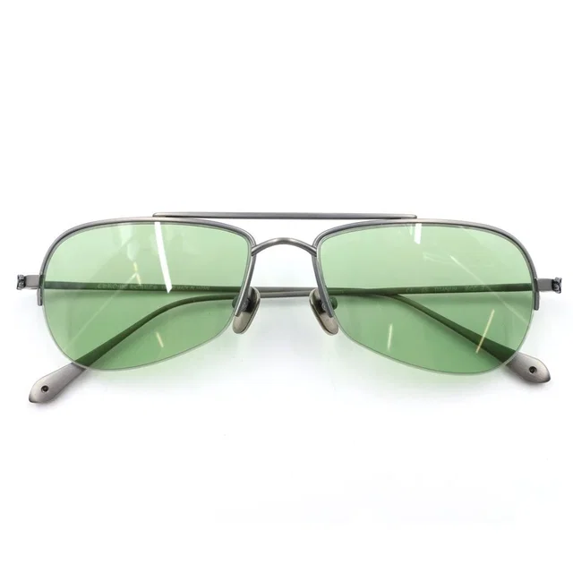 Chrome Hearts Titanium Eyewear Sunglasses Silver Green in Green from The Reluxe, photo 1 of 1