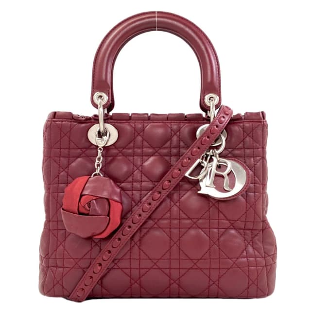 Lady Dior 2-Way Handbag Calfskin in Calfskin from The Reluxe, photo 1 of 1