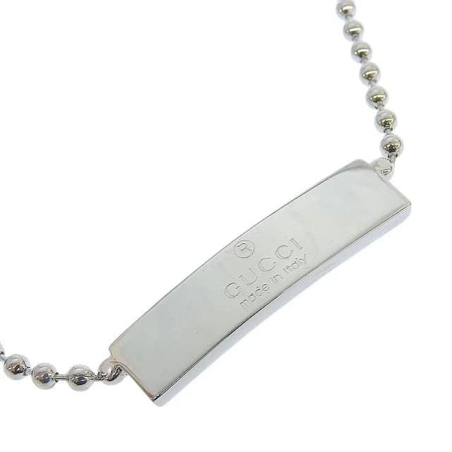 Gucci Ball Chain Choker Sterling 925 Silver Necklace in Silver from The Reluxe, photo 1 of 1