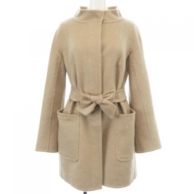 Max Mara Coat Beige in Beige Cashmere from The Reluxe, photo 1 of 1