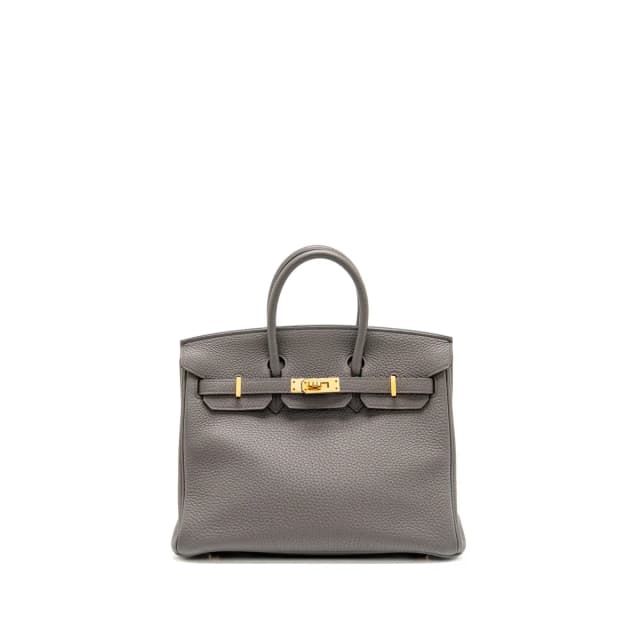 Hermès Birkin 25 Togo Gris Etain RGHW Stamp D in Taupe Togo leather from EMIER, photo 1 of 1