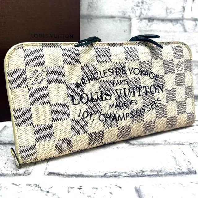 Louis Vuitton Damier Azur Plan Soleil Portefeuille Insolite Wallet from The Reluxe, photo 1 of 1