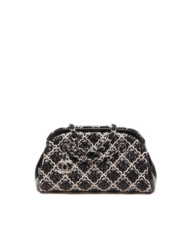 Chanel Small Tweed Just Mademoiselle Bowling Bag in Tweed from A Retro Tale, photo 1 of 1
