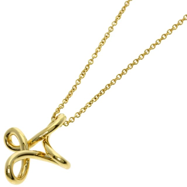 Tiffany & Co. Infinity Cross Necklace 18K Yellow Gold in Yellow from The Reluxe, photo 1 of 1