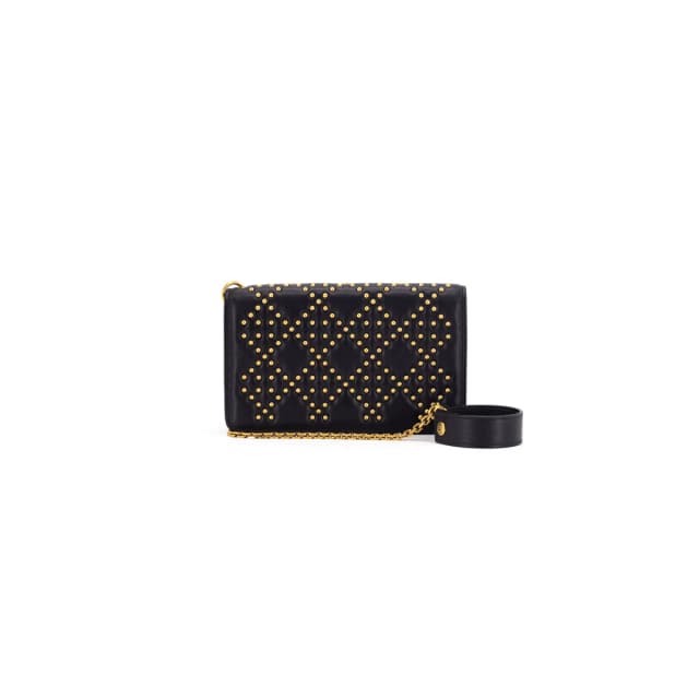 Dior Studded Wallet/Wristlet Black in Black Leather from The Purse Affair, photo 1 of 1
