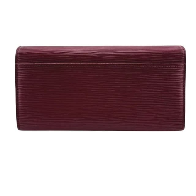 Louis Vuitton Portefeuille Sarah Epi Wallet Pink Fuchsia Silver Flap Style in Pink from The Reluxe, photo 1 of 1