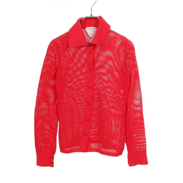Bottega Veneta Cardigan Mesh Knit Shirt Cotton in Nylon from The Reluxe, photo 1 of 1