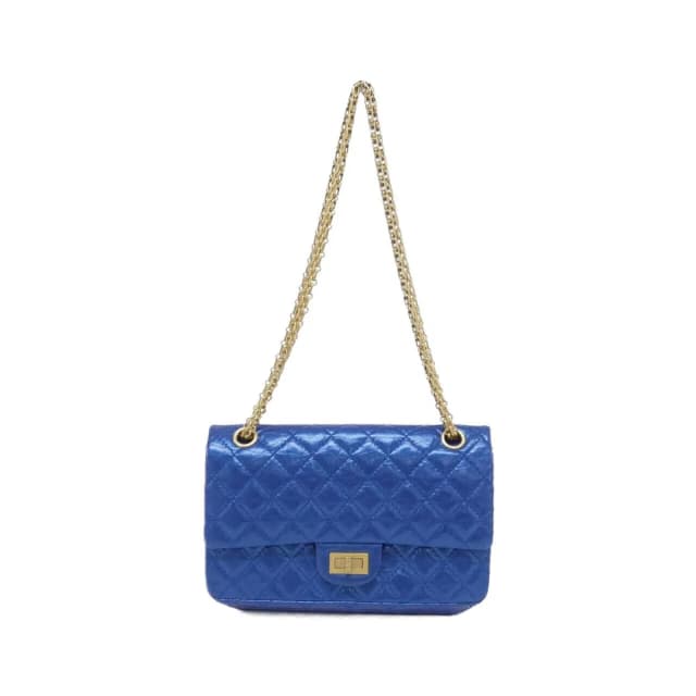 Chanel Shoulder Bag Blue in Blue Togo leather from The Reluxe, photo 1 of 1