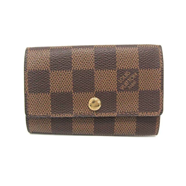Louis Vuitton Damier 6 Key Holder N62630 Men,Women Damier Canvas Key Case Ebene in Brown Damier Canvas from Elady, photo 1 of 1