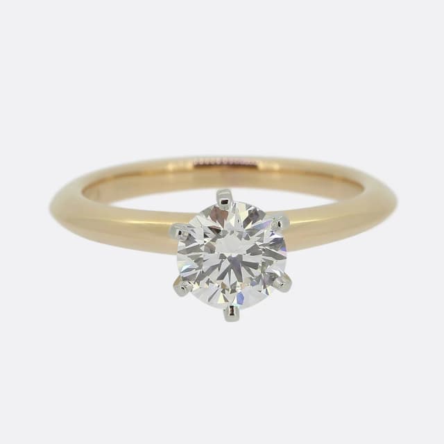 Tiffany & Co. 0.69 Carat Diamond Engagement Ring from The Vintage Jeweller, photo 1 of 1