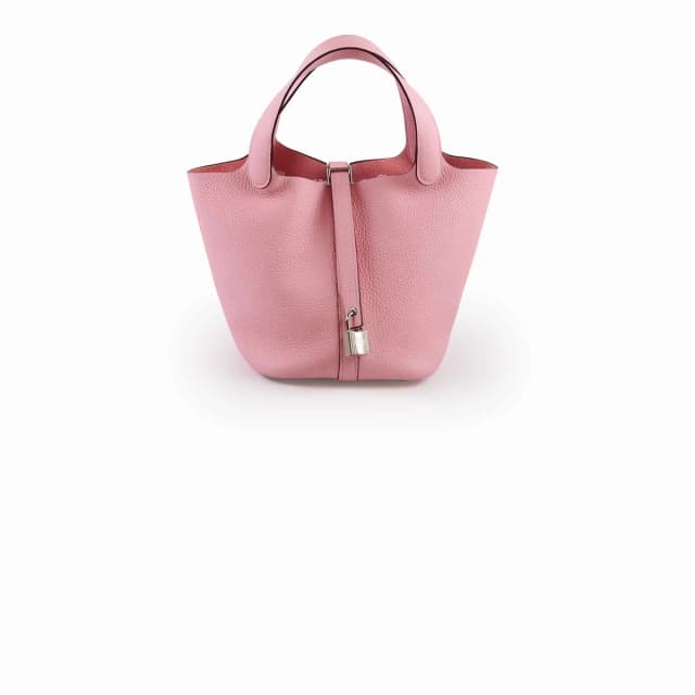 Hermès Picotin 18 Rose Sakura - K Stamp in Pink Clemence leather from The Purse Affair, photo 1 of 1