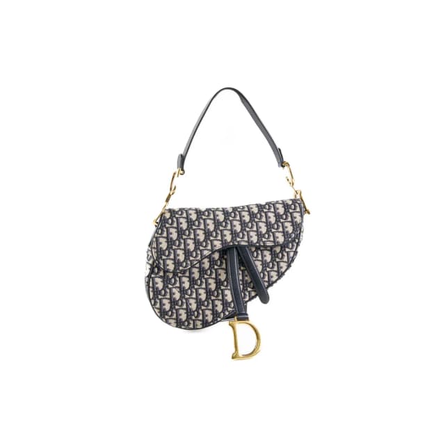 Dior Saddle Oblique Shoulder Bag in Canvas from The Purse Affair, photo 1 of 1