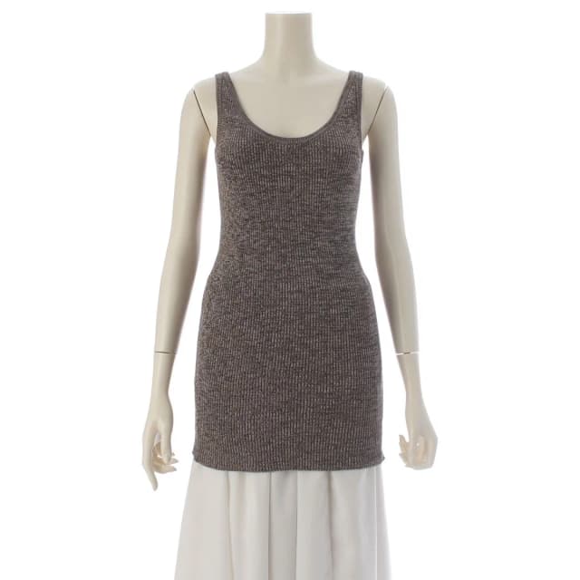 Prada Cotton Knit Top Tank Top Brown Sweater 42 in Brown from The Reluxe, photo 1 of 1