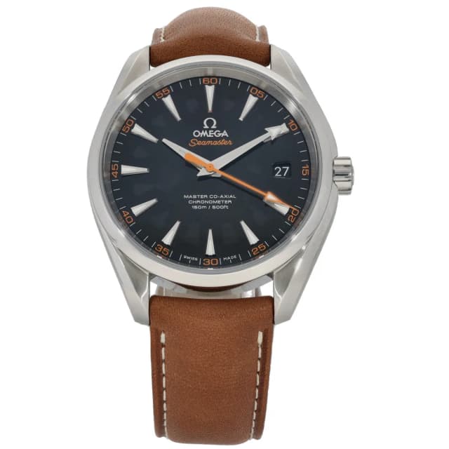 Omega Seamaster Aqua Terra 231.12.42.21.01.002 41.5mm Stainless Steel Watch in Leather from H&T, photo 1 of 1