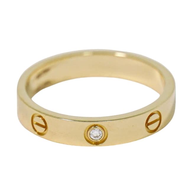 Cartier Love Diamond PG Ring 60 Pink Gold Second in Pink from The Reluxe, photo 1 of 1