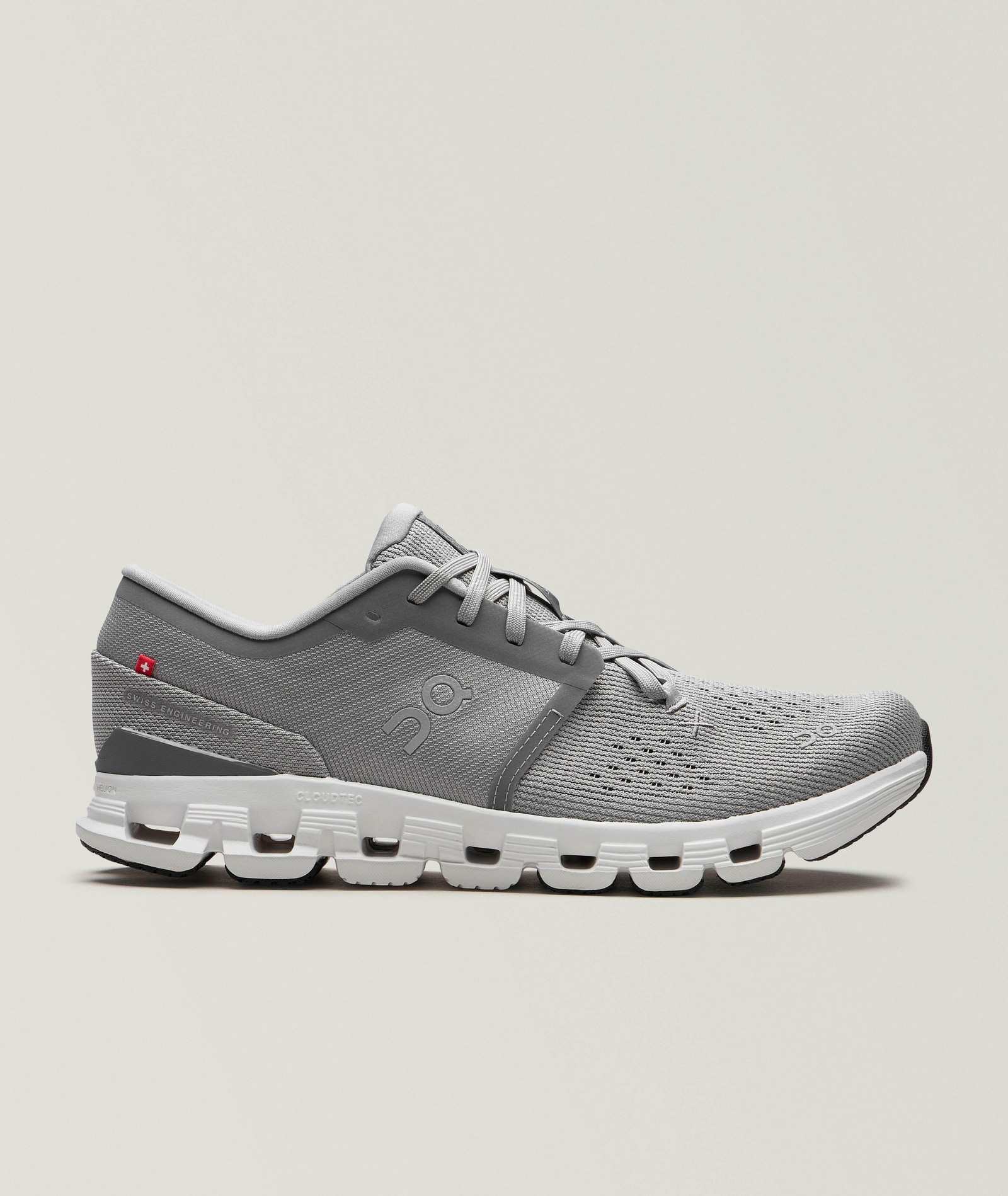 On Cloud X 4 Sneakers in Grey Technical, image 1 of 1 from Harry Rosen