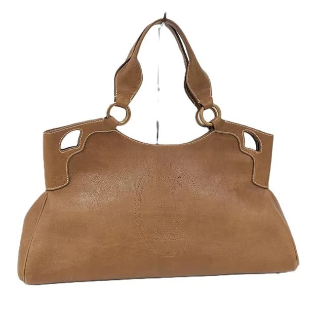 Cartier Marcello Handbag Leather Brown in Brown Leather from The Reluxe, photo 1 of 1