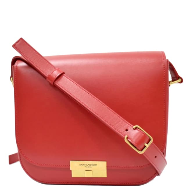 Saint Laurent Betty Smooth Leather Shoulder Bag Red in Red Leather from Dallas Designer Handbags, photo 1 of 1