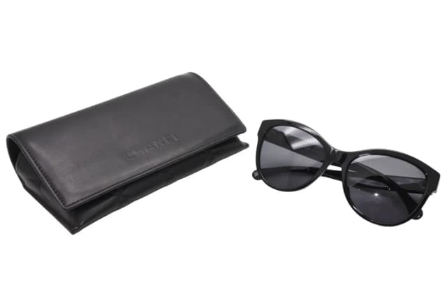 Chanel Sunglasses Eyewear T8 CC Logo Black in Black from The Reluxe, photo 1 of 1