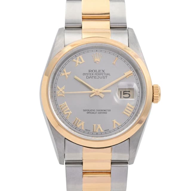 Rolex Around 1998–1999 production Datejust 36mm 16203 automatic movement silver from VINTAGE QOO TOKYO, photo 1 of 1