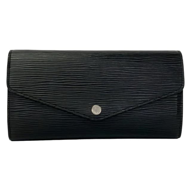 Louis Vuitton Wallet Epi Portefeuille Sarah Noir Leather in Black Leather from The Reluxe, photo 1 of 1