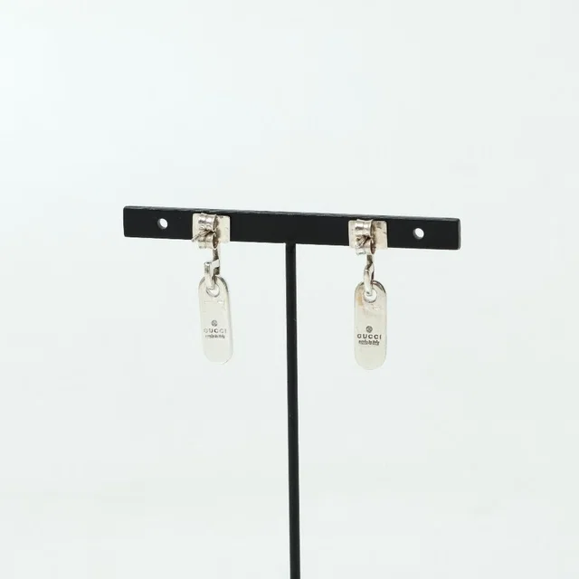 Gucci Vintage Earrings 925 Sterling Silver Plate in Silver from The Reluxe, photo 1 of 1
