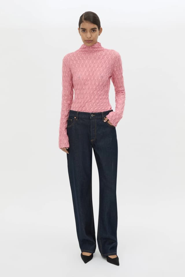 C&M CAMILLA AND MARC SALE Sissil Top in powder pink, image 1 of 1 from Camilla and Marc