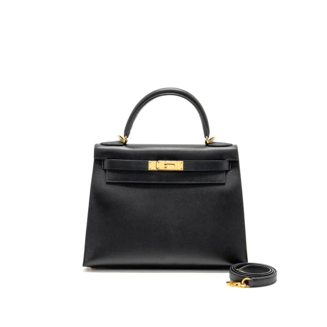 Hermès Kelly 28 Epsom Black GHW Stamp Z in Black Epsom leather from EMIER, photo 1 of 1