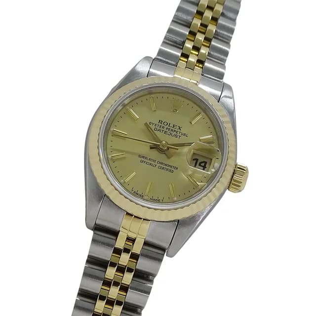 Rolex Datejust S Number Watch Automatic At Stainless Steel Gold YG in Gold from The Reluxe, photo 1 of 1