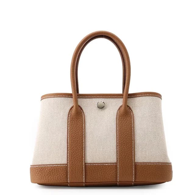 Hermès Tote Bag Neo Garden 23 Party Ecru Gold Silver Toile H Negonda in Gold from The Reluxe, photo 1 of 1