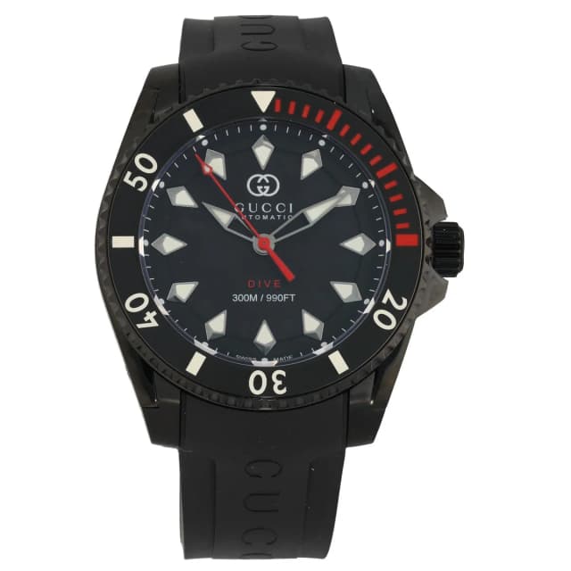 Gucci Dive YA136361 40mm Stainless Seel Watch from H&T, photo 1 of 1