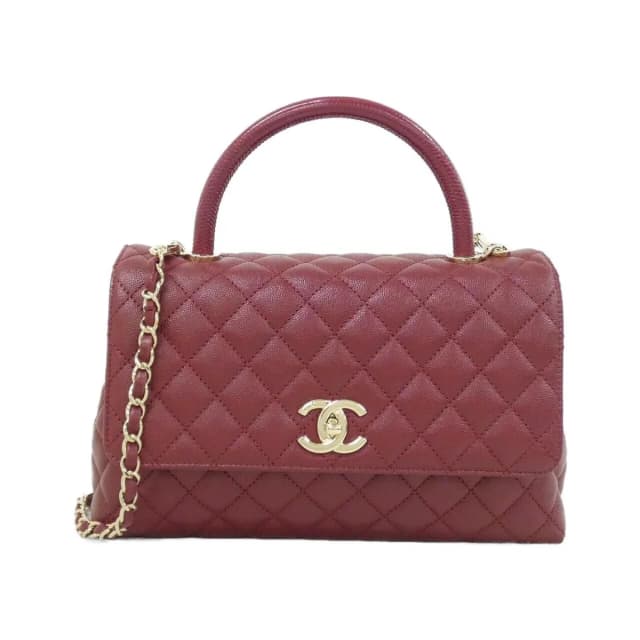 Chanel Bag Handbag Burgundy in Burgundy Caviar leather from The Reluxe, photo 1 of 1