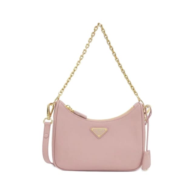 Prada Shoulder Bag Gold in Gold Saffiano leather from The Reluxe, photo 1 of 1